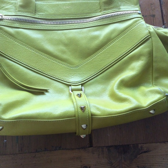 Botkier Yellow Trigger Satchel Bag - Picture 6 of 9